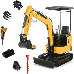 Miniexcavadora con juego de accesorios para la venta Componentes principales que incluyen motor y bomba - Product Image 6