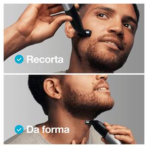 Cabezal de Repuesto Negro para Afeitadora Eléctrica y Recortadora de Barba, Compatible con Afeitadoras de Doble Cuchilla para Cara y Cuerpo, Lavable - Product Image 4