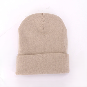 Luxury Unisex Warm Acrylic Beanies for Winter Custom Design Knitted Cuffed <b>Caps</b> Customized Printed Logo and Pattern Beanies - Product Image 1