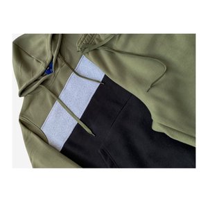 Sweat à capuche et pantalon de couleur unie pour hommes ensemble deux pièces décontracté automne hiver survêtement de sport à la mode taille S-3XL - Product Image 2