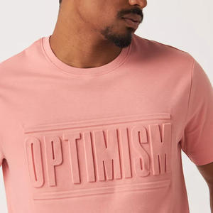 Camisetas deportivas informales para hombre superventas, camisetas cortas con estampado personalizado de algodón y microfibra con logotipo en relieve - Product Image 2