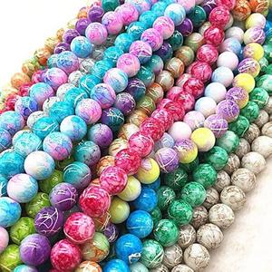 ลูกปัดคริสตัลทรงกลม4/6/8/10/12มม. สำหรับทำเครื่องประดับ DIY - Product Image 2