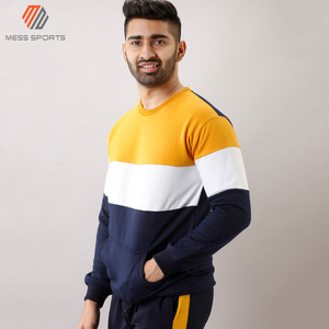 O-Neck New Unique Design Fleece 100% Cotton Oversized Custom Pullover Winter <b>Sweatshirt</b> for Men - Product Image 5