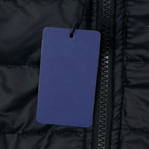 Doudoune à capuche multicolore pour enfants Logo personnalisé Vêtements d'extérieur chauds d'hiver à rayures Manteau épais rembourré pour garçons - Product Image 4