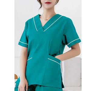 Uniformes Médicos de Moda 2025 para Mujeres, Trajes de Enfermera, Accesorios de Uniforme Médico, Algodón Personalizado - Product Image 1