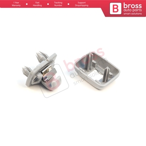 BDP1655 1 Piece Sun Visor Shade Holder <b>Hook</b> <b>Clips</b> Gray Color for A1 A3 A4 B7 B8 B9 A5 A6 C6 Q2 Q3 Q5 TT Exeo - Product Image 3