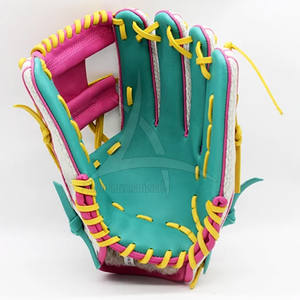 Gants de baseball en cuir légers et confortables, personnalisables pour l'entraînement et les matchs - Product Image 3