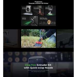 สำหรับเครื่องพิมพ์สามมิติ Creality K1C กล้อง AI ความเร็วสูง 600 มม./วินาที ระบบปรับระดับอัตโนมัติ หัวพิมพ์คาร์บอนไฟเบอร์ความแม่นยำสูง - Product Image 6