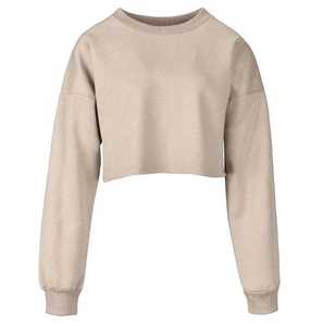 Sweat à capuche à manches courtes en coton imprimé personnalisé pour femmes, col roulé avant, fermeture éclair, écologique, OEM, décontracté, automne, été - Product Image 6
