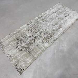 Tapis vintage, tapis turc 2,6x6,7 pieds, tapis oriental en laine gris - Product Image 2