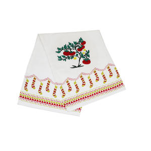 Serviette de cuisine brodée en coton égyptien Serviette de cuisine personnalisée de luxe de qualité douce pour une utilisation polyvalente - Product Image 5