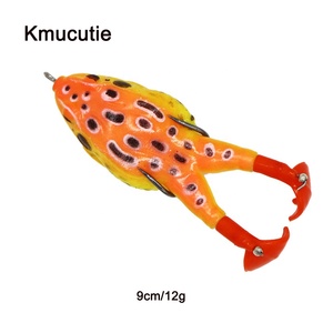 เหยื่อปลอมตกปลาปลอมรูปปลาดุก9ซม. 12กรัมตะขอคู่ทำจากซิลิโคนนิ่ม - Product Image 3