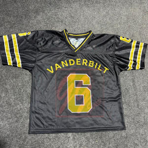 Camiseta de fútbol americano personalizada Camiseta transpirable con impresión por sublimación Proveedor de uniformes de equipo OEM - Product Image 1