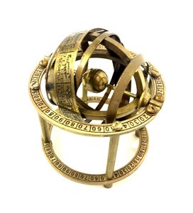 Decoraciones náuticas hechas en latón fabricante Armillary decoración del hogar artesanías náuticas esculturas de Metal para decoración del hogar - Product Image 6