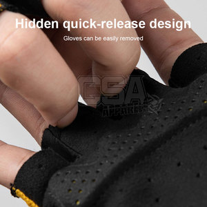 Gants de cyclisme à usage extérieur Gants de cyclisme légers de qualité supérieure Gants de cyclisme en cuir avec logo personnalisé - Product Image 5