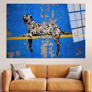 Exclusive <b>Printed</b> Leopard Graffiti Canvas Artwork - Modern Elegance,TEMPERED GLASS <b>ART</b> - Product Image 1