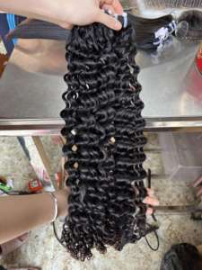 High Quality Vietnamese Pixie Curly Bundles Human <b>Hair</b> 100% Unprocessed No Tangle No Shedding With Wholesale Price - Product Image 4