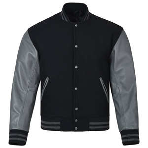 Veste d'hiver la plus vendue, de haute qualité, personnalisée, en laine, col montant, respirante, à séchage rapide, veste varsity pour hommes - Product Image 6