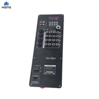 Amplificateur de puissance karaoké 240W, amplificateur audio double canal avec double entrée microphone pour système de haut-parleurs domestiques