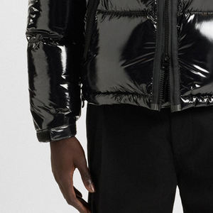 Wholesale Rate <b>Men</b> Puffer <b>Jacket</b> With Full Sleeves And Customizable Logo With <b>Zip</b> Closure And Stand Collar Casual Wear Design - Product Image 3