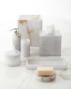 Ensemble de salle de bain 4 pièces en résine de luxe fait à la main d'Inde Modèle d'ange durable - Product Image 2