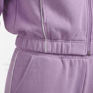 Custom Logo High Quality Jogger Gym Crop <b>Top</b> Oversize Casual Hoodie Sweatshirt Two Piece Winter <b>Warm</b> Sets <b>Women</b> Clothing New - Product Image 5