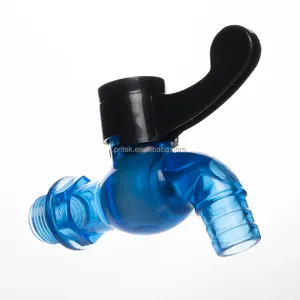 Pntek China Fornecedores Cor Azul Plástico Água Torneira Tubos De Torneira De Água Para PP Água Torneira 1/2IN 3/4IN Para Torneira Do Banheiro