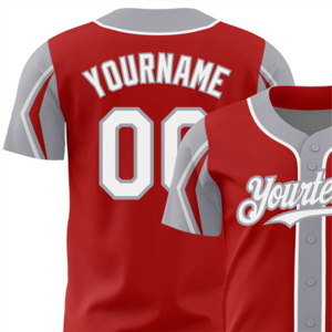 Maillot de baseball de vêtements de sport personnalisés haute performance avec tissu évacuant l'humidité Impression de logo de numéro de joueur de nom d'équipe personnalisée - Product Image 6