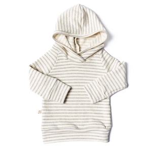 El mejor suéter con capucha de manga larga bordado de otoño para bebés y niñas con bolsillo 100% algodón orgánico - Product Image 6