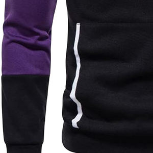 เสื้อสเวตเตอร์แขนยาวแบบสวมหัวสำหรับผู้ชายเสื้อมีฮู้ดแฟชั่นผ้าฟลีซเนื้อนุ่มพร้อมเชือกรูดและซิปกระเป๋าแบบ Kange - Product Image 1