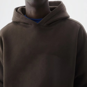 Sweat-shirt à capuche pour hommes, coupe ample, manches longues, confortable et respirant, tenue décontractée, coton mélangé - Product Image 3