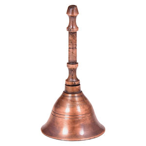 Campana de Mano Elegante de Latón para Uso Ritual en Templos, Crea un Sonido Claro con Artesanía Tradicional y Significado Espiritual - Product Image 5
