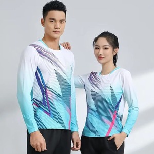Imprimir camisa de tenis de manga de secado rápido camisetas de bádminton 2024 nueva moda coreana voleibol tenis camiseta jersey - Product Image 3
