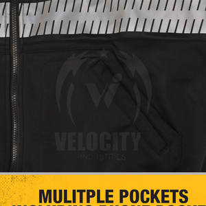 เสื้อฮู้ดผ้าโพลีเอสเตอร์คุณภาพสูงทนทานต่อน้ำและระบายอากาศได้ดีสำหรับผู้ใหญ่สวมใส่สบายมีสไตล์ - Product Image 6