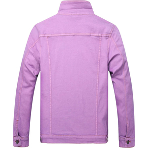 Custom <b>Men</b> Distressed <b>Denim</b> <b>Jacket</b> Suppliers Stylish Casual Outerwear Manufacturers Fashion Trendy Vendors Wholesale Clothing - Product Image 2