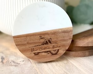 Elegante Juego de Posavasos de Mármol, Posavasos Artesanales para Bebidas, para Mesa de Comedor, Hotel, Restaurante, Venta al por Mayor - Product Image 4