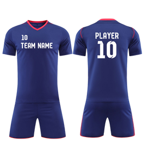 Uniforme de fútbol personalizado premium con diseño de sublimación, costuras resistentes y material elástico cómodo, ideal para jóvenes y adultos. - Product Image 5