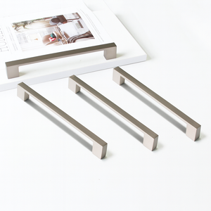 Modern Square <b>Bar</b> Zinc Alloy Cabinet Handle Minimalist Furniture <b>Pull</b> <b>for</b> Kitchen Bedroom Living Room Bathroom Wardrobe-Durable - Product Image 1