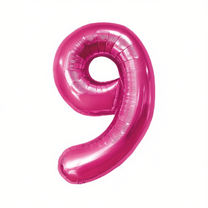 ลูกโป่งปาร์ตี้เลิฟ หมายเลข ฟูเชีย N9 45 ซม. 12 ชิ้น/ถุง - Product Image 2