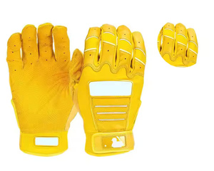 Gants de frappeur de baseball et de softball personnalisés OEM, qualité supérieure, cuir, adultes, jeunes, respirants, écran tactile, extérieur - Product Image 2