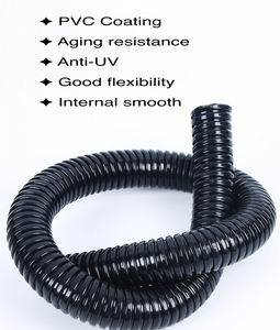 10mm 15mm 20mm 25mm 32mm pvc enduit gi flexible métal ondulé électrique conduit tuyaux tuyaux blanc noir - Product Image 4
