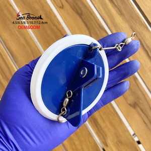 Haute qualité pêche à la traîne disque plongeur plongeur profond <span class=keywords><strong>Paravan</strong></span> Downrigger rabot accessoires de pêche en mer 4.5/6.5/8.1/10.7/12.4cm série - Product Image 2