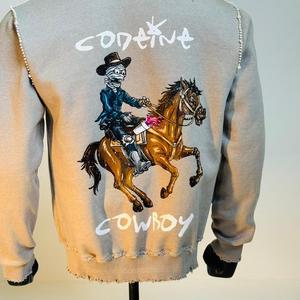 Sweat-shirts pour hommes de haute qualité avec impression sérigraphique, effet vieilli, strass, streetwear, surdimensionnés, fermeture éclair, respirants - Product Image 3