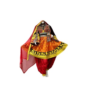 Robes Kuchi afghanes Robe kuchi vintage ethnique tribale, robes de fête Kuchi afghanes/pakistanaises à couleurs vives - Product Image 4