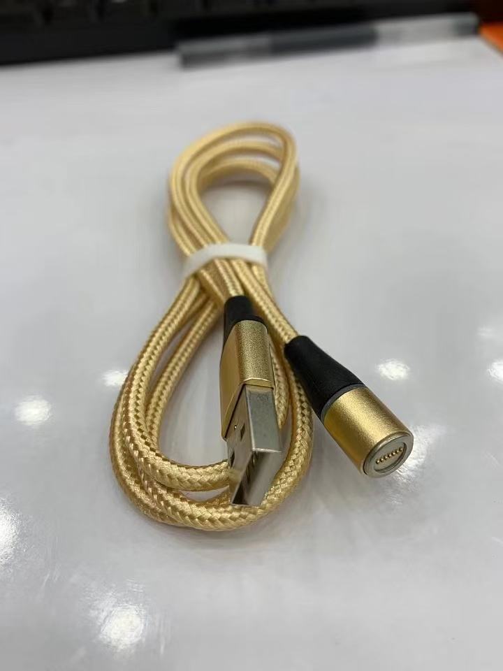 1 meter magnetic cable - gold [without head]