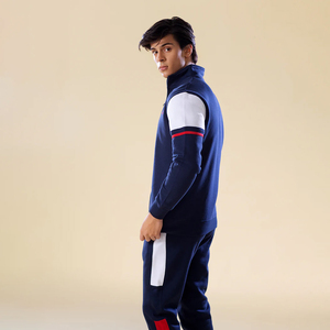 2025 Top personalizado logotipo personalizado hombres con capucha 100% algodón transpirable invierno entrenamiento gimnasio deporte impreso sólido chándal para Unisex - Product Image 3