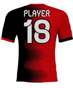 Camiseta de Fútbol Nueva de Alta Calidad al por Mayor, Cuello Redondo, Ligera, Cómoda para el Verano, Totalmente Sublimada, Transpirable, Corta - Product Image 5