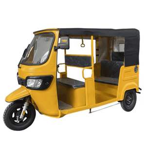 Tuk Tuk Eléctrico para 4 Pasajeros, Triciclo Eléctrico de Dos Filas con Cabina Cerrada - Product Image 2