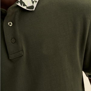 Camisetas Polo Personalizadas de Verano para Hombre con Logotipo Impreso, Cuello en V, Tejido de Punto Transpirable, Estilo Deportivo Casual - Product Image 6