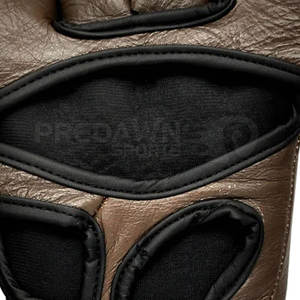 Los mejores guantes de entrenamiento MMA de cuero de vaca personalizados Diseño de logotipo privado con tamaños 6oz y 8oz para Kickboxing OEM ODM - Product Image 6